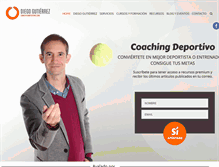 Tablet Screenshot of coachingdeportivo.com